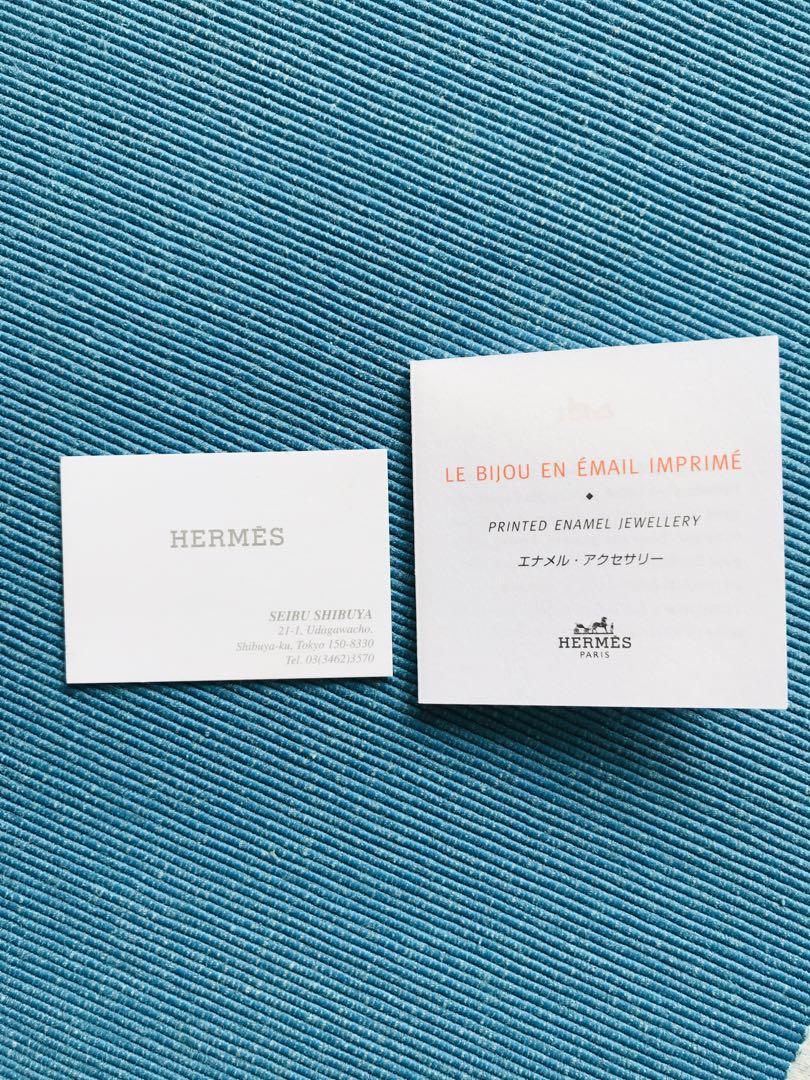 HERMES エルメス エマイユ バングル ブレスレット ホワイト／ゴールド