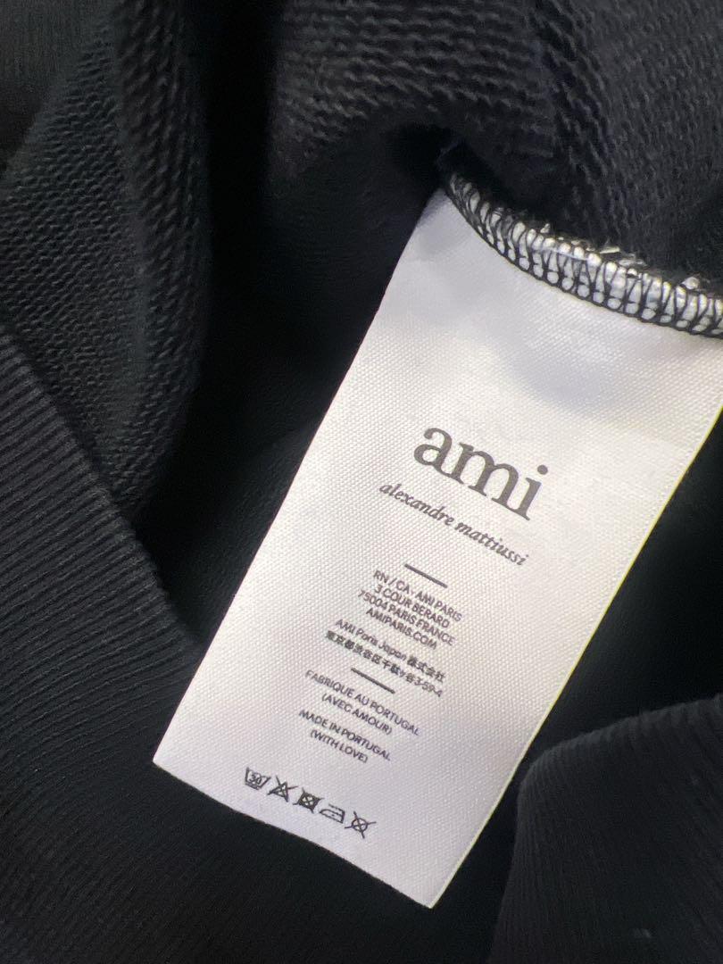 AMIPARIS アミパリス スウェット トレ ーナー ブラック ユニセックス
