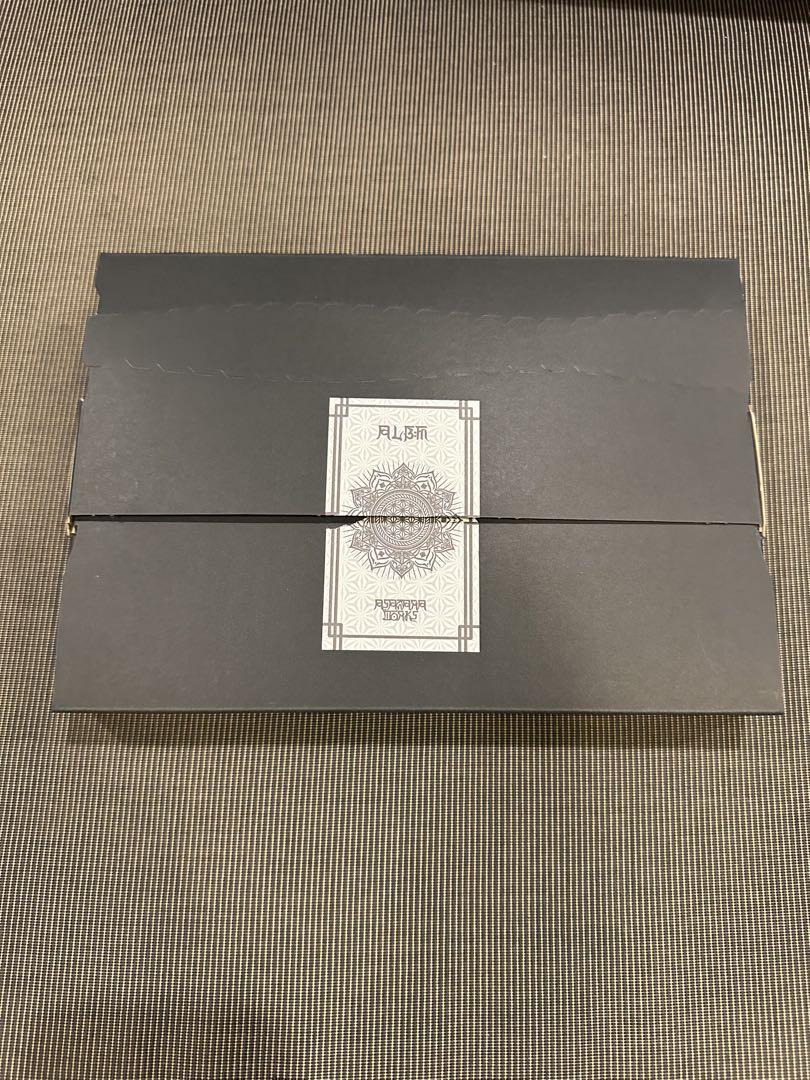 アサガラワークス　ALBM :1.5 LEDコースター 麻柄 マットクリア