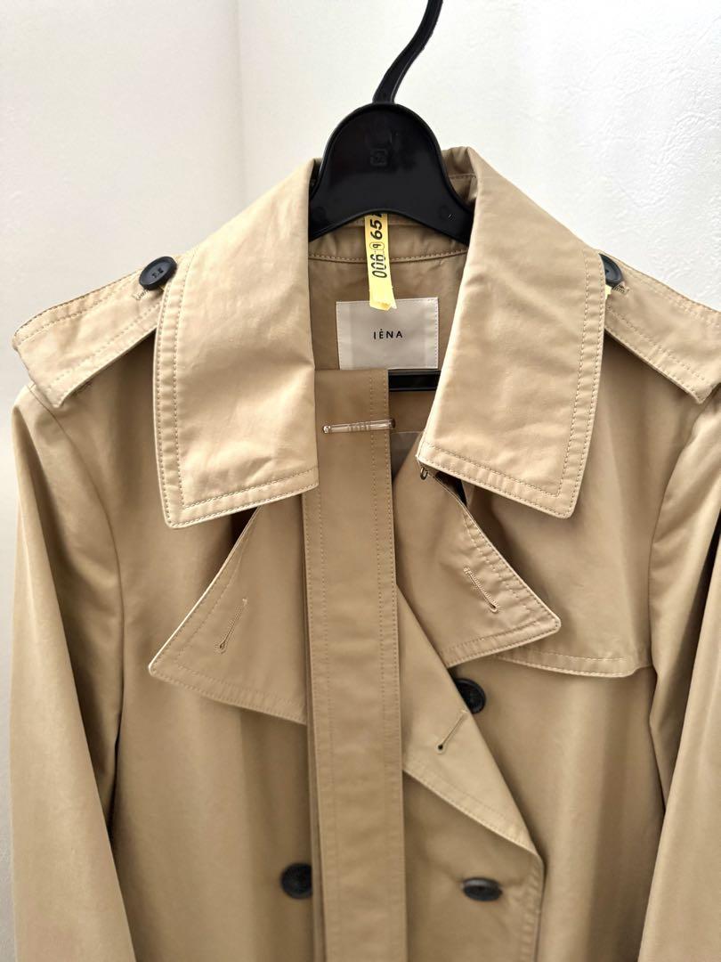 【美品】IENA  ハイカウントギャバトレンチコート