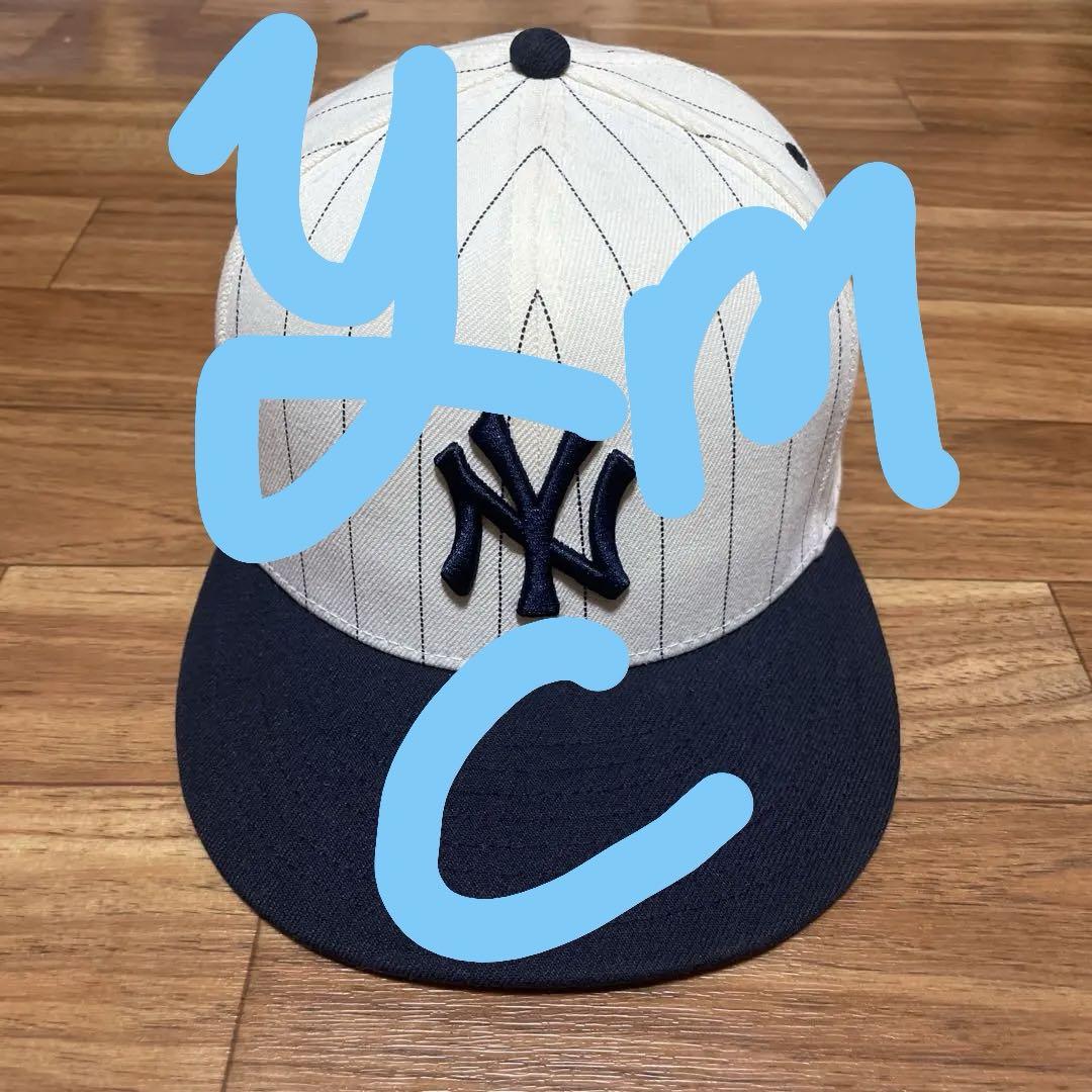 J33 ニューエラ 59fifty ニューヨーク ヤンキース ストライプ
