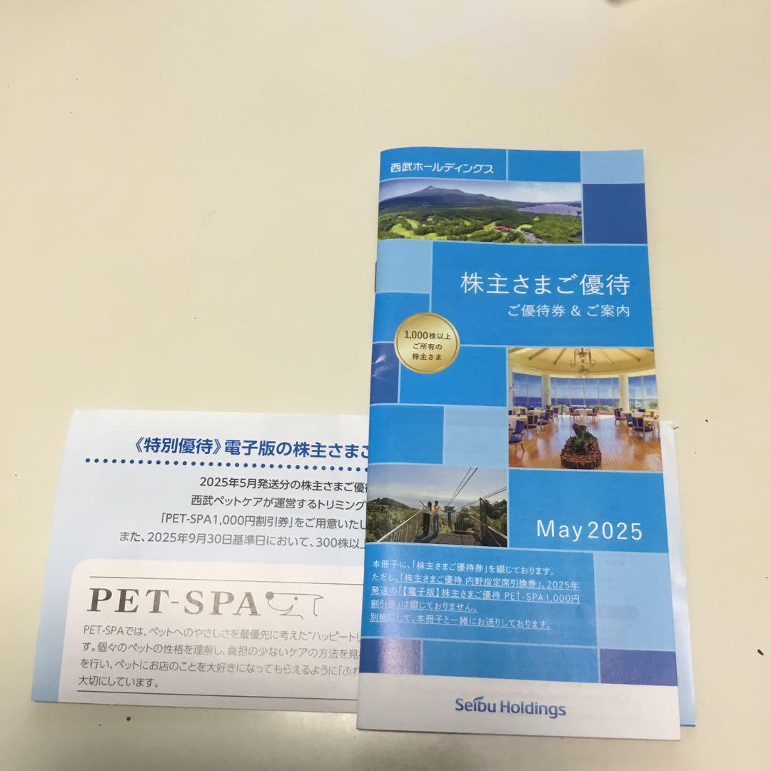 西武ホールディングス優待券
