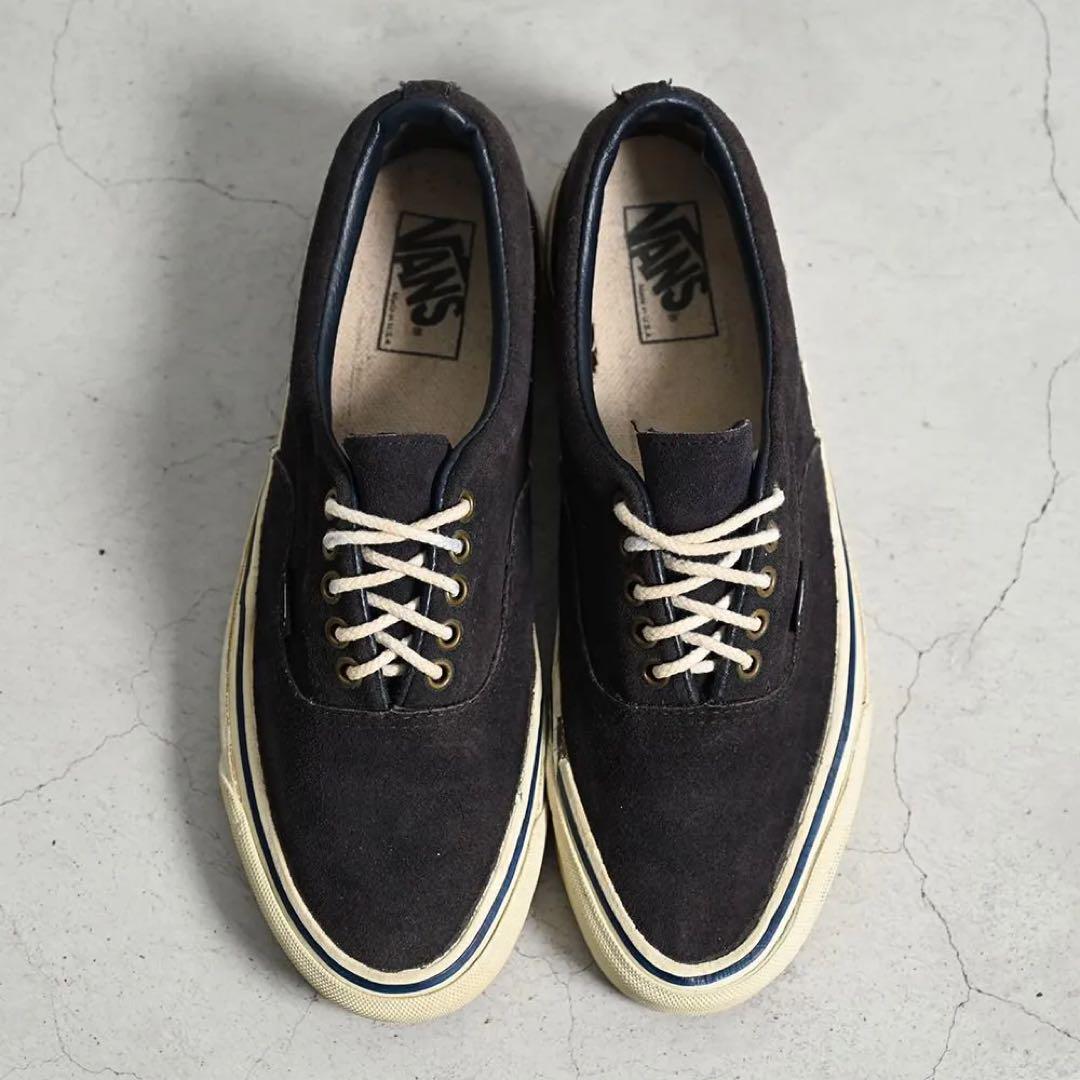 90s VANS ERA SUEDE SHOES 黒 ローカット スニーカー