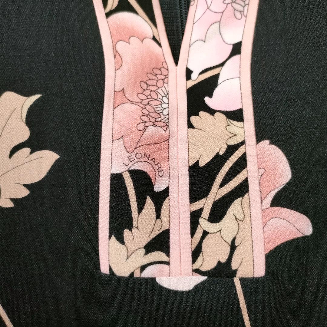 レオナール　チュニック　40 極美品❤️近年❤️レオナール❤️チュニック❤️40❤️ L❤️黒