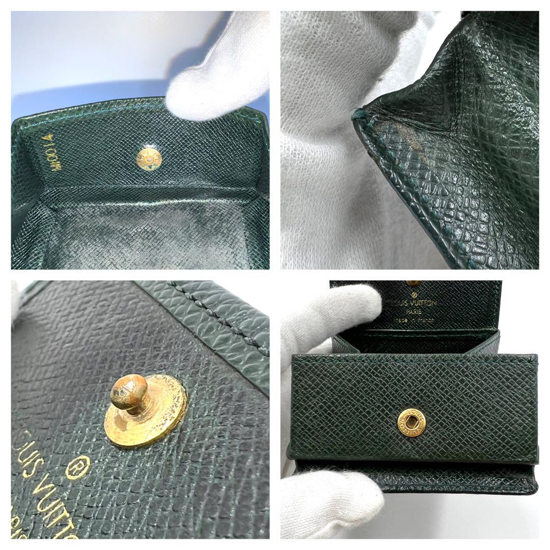 Louis Vuitton ルイヴィトン コインケース グリーン系 総柄 タイガ
