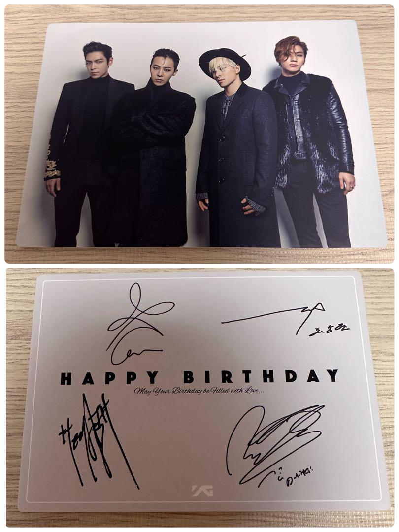 BIGBANG VIP JAPAN 特典 バースデーカード クリスマスカード