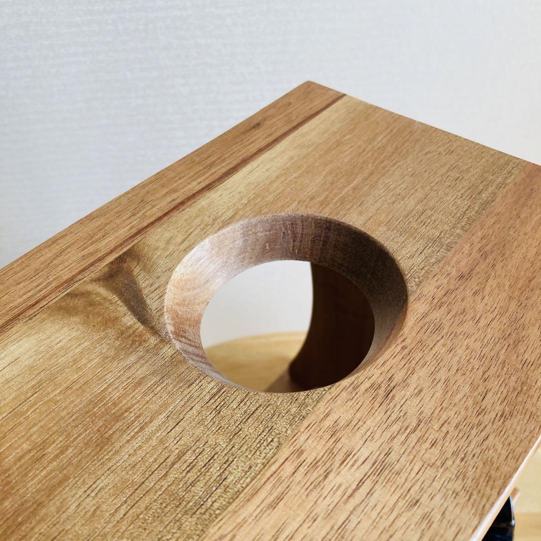 ★akotaka★ ドリッパー ドリップスタンド フレア 陶器製 木製3色