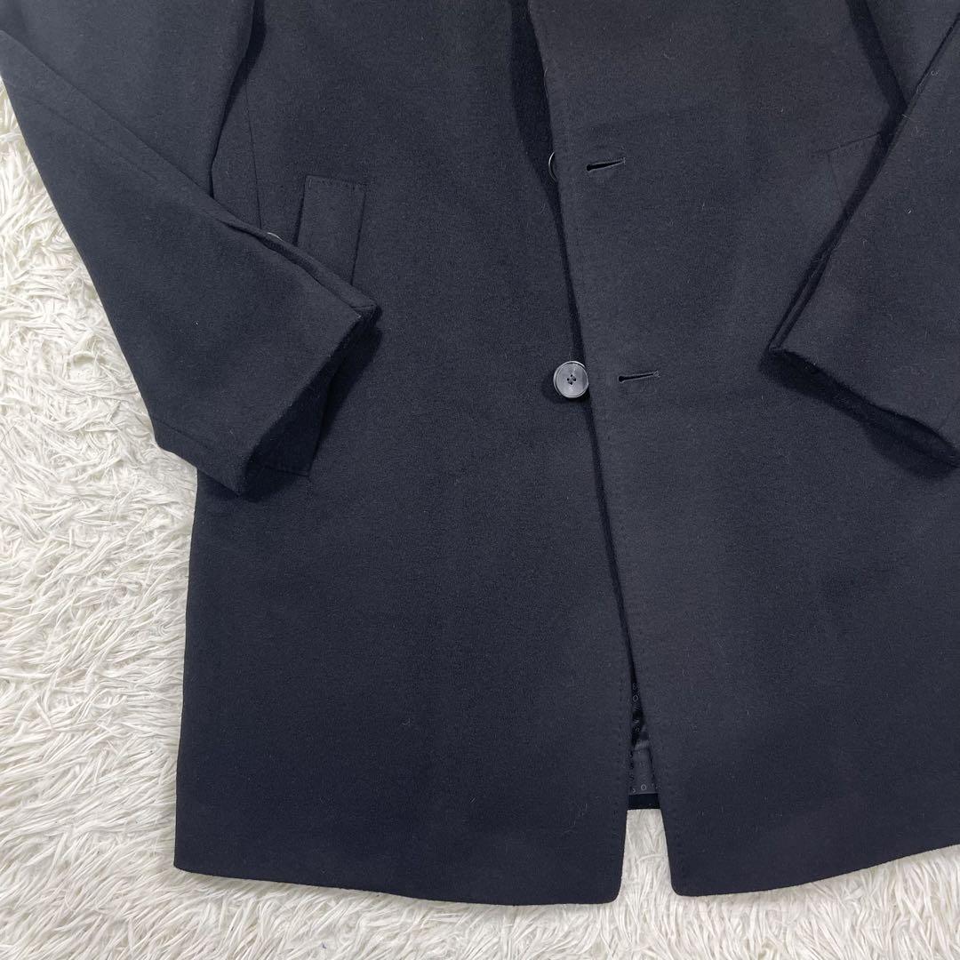 極美品‼️ HUGO BOSS チェスターコート　カシミア　総柄　XL