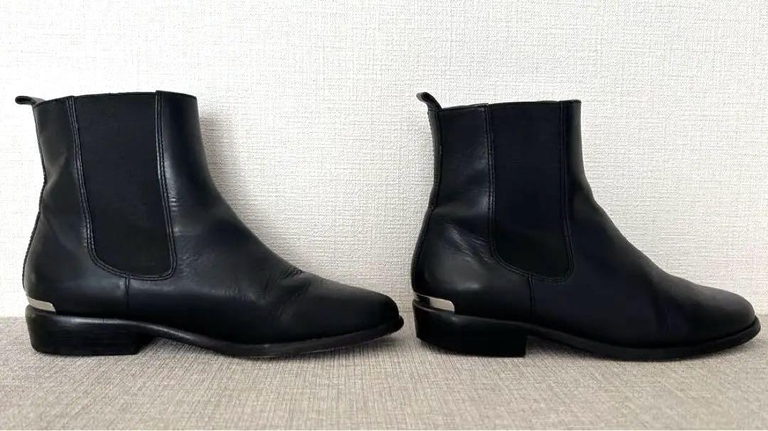 COACH コーチ　2WAY サイドゴアブーツ　黒　ロングブーツ　保存袋付き