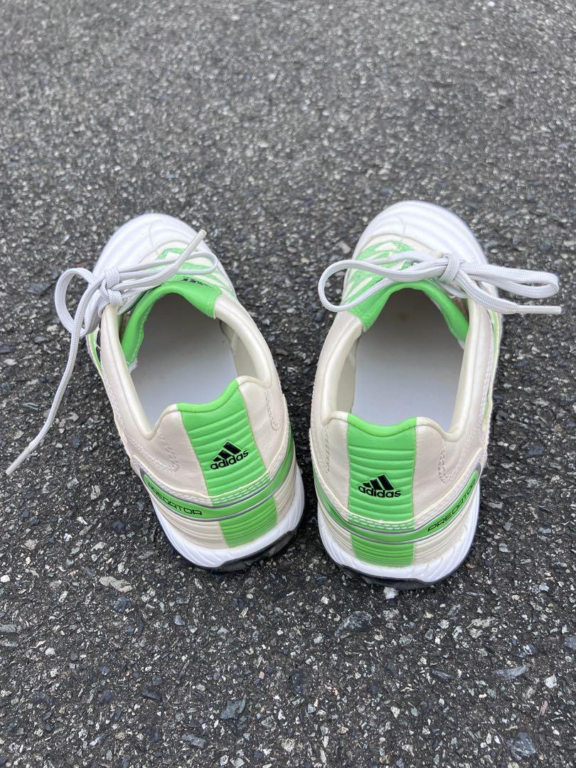 シューズ adidas Green soccer training shoes 24.5