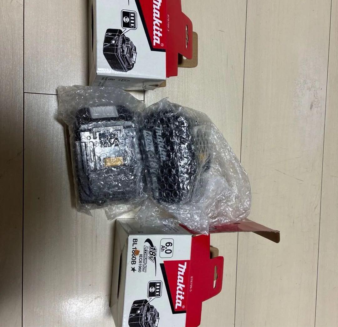 マキタ リチウムイオンバッテリー BL1860 18V 6Ah 2個