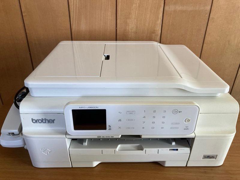 快調作動 美品 ブラザー複合機 MFC-J980DN-W 子機付 整備清掃消毒済 画像5