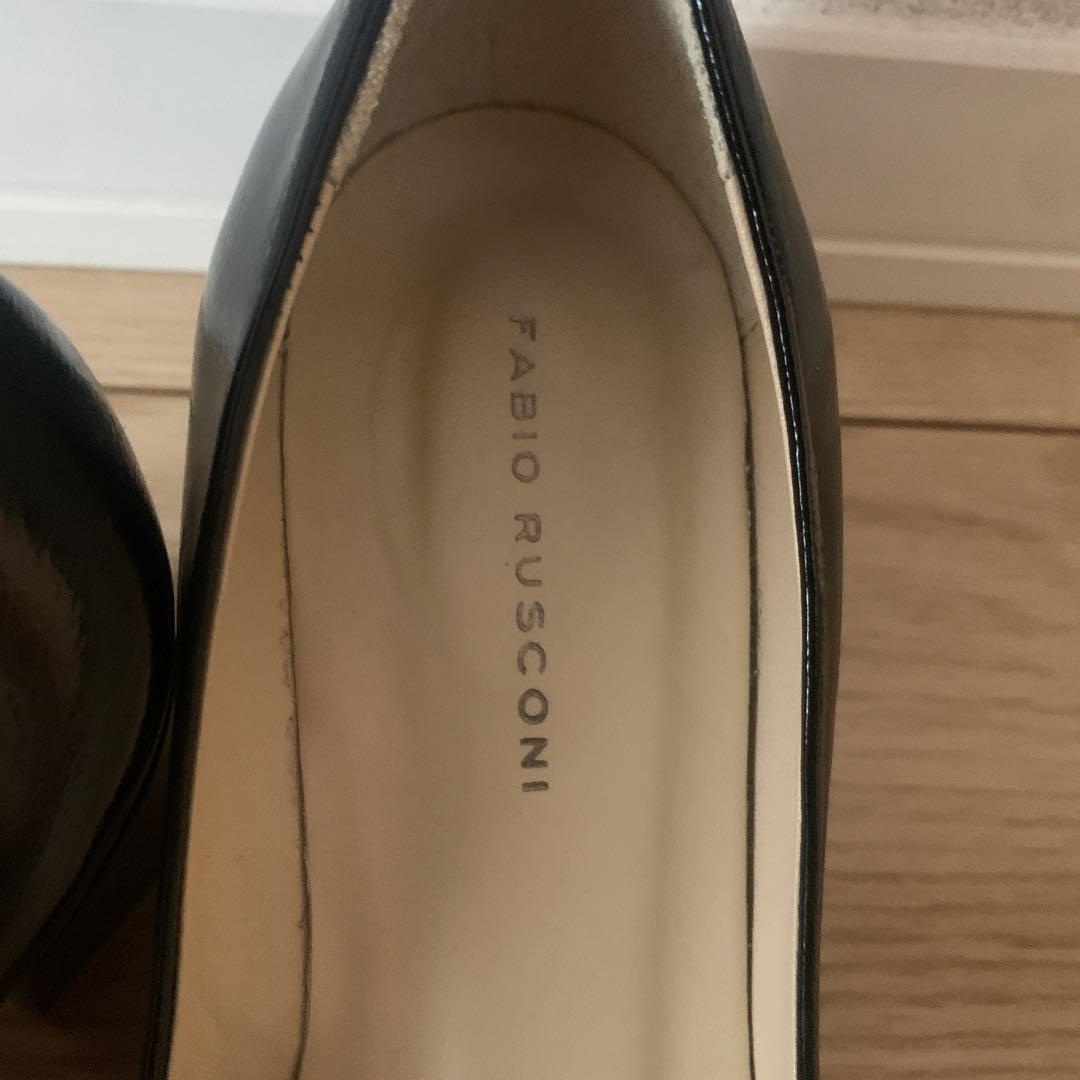 【美品】FABIO RUSCONI ファビオルスコーニ　パンプス　黒