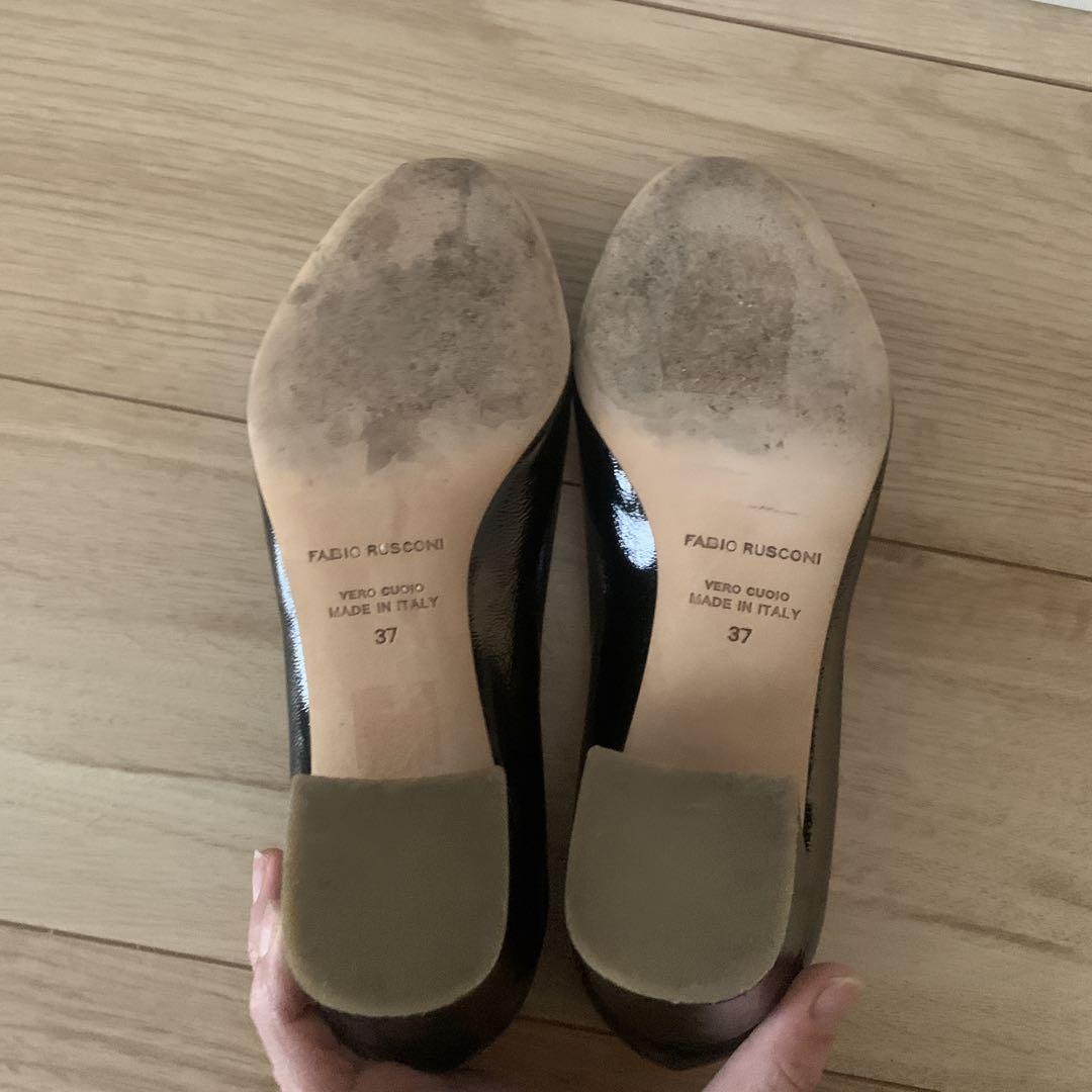 【美品】FABIO RUSCONI ファビオルスコーニ　パンプス　黒
