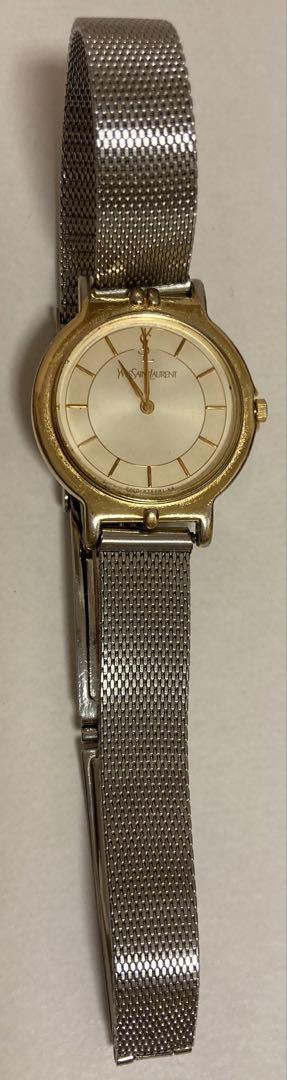 【稼動品】イヴ・サンローランYSL 腕時計2200-228481 QZ