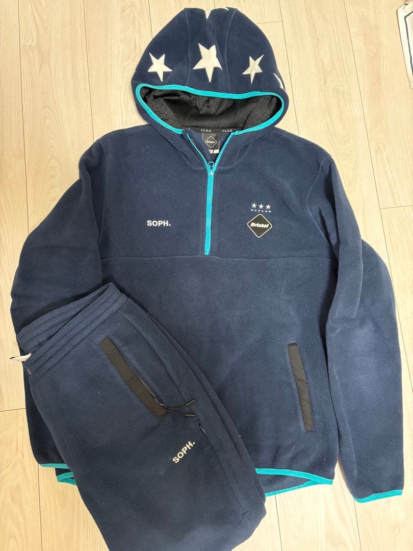FCRB POLARTEC FLEECE HALF ZIP STAR HOODYXL(LL)・SOPHNET.