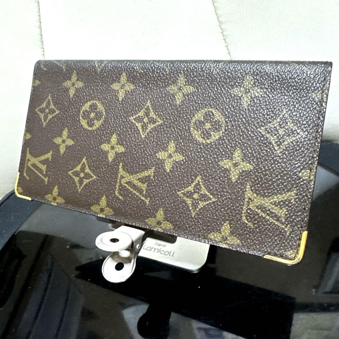③☆美品☆モノグラム♪札入れ&長財布♧マチ無し★アクセントコーナー付