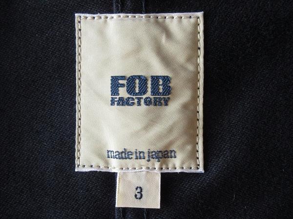 新品 F.O.B. FACTORY フレンチモールスキンジャケット L ネイビー