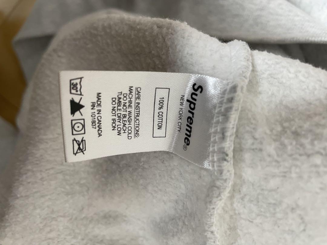 週末限定価格Supreme グレー スウェット トレーナー