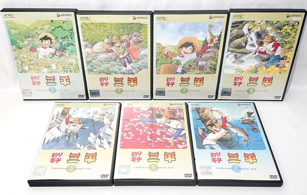 ルカリℂ 釣りキチ三平 全19巻セット eRzxU-m68333300431 DVD ちアニメ