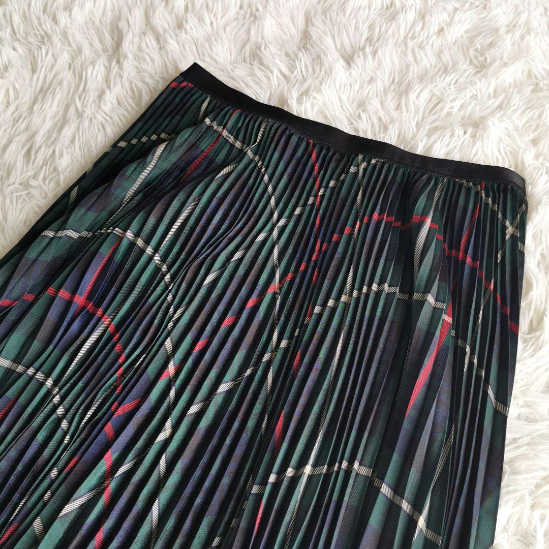 美品✨】ポロラルフローレン タータンチェック プリーツ ロング
