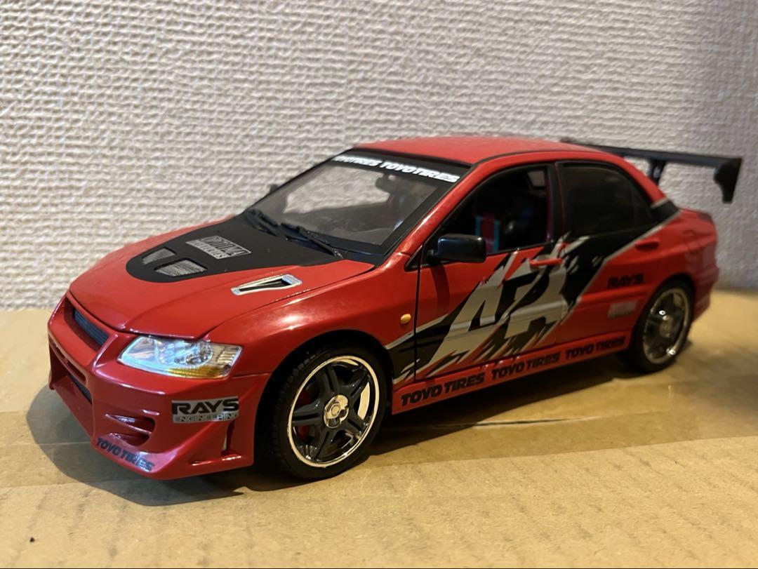 ワイスピX3 ランエボⅦ Lancer Evolution VII 1/18