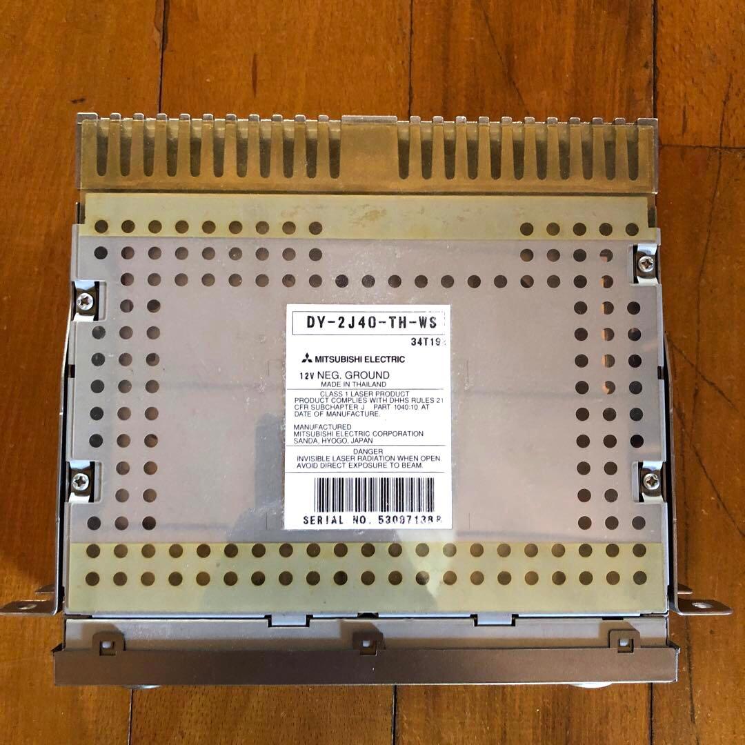 三菱パジェロミニ 1DIN 純正 CDレシーバー DY-2J40-TH-WS