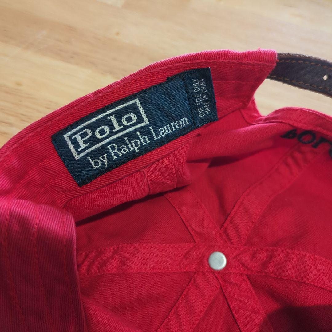 Polo by Ralph Lauren 赤 キャップ