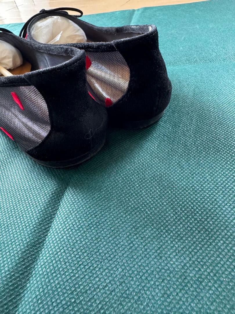 PIPPICHIC スクエア ハート AMBER バレエシューズ