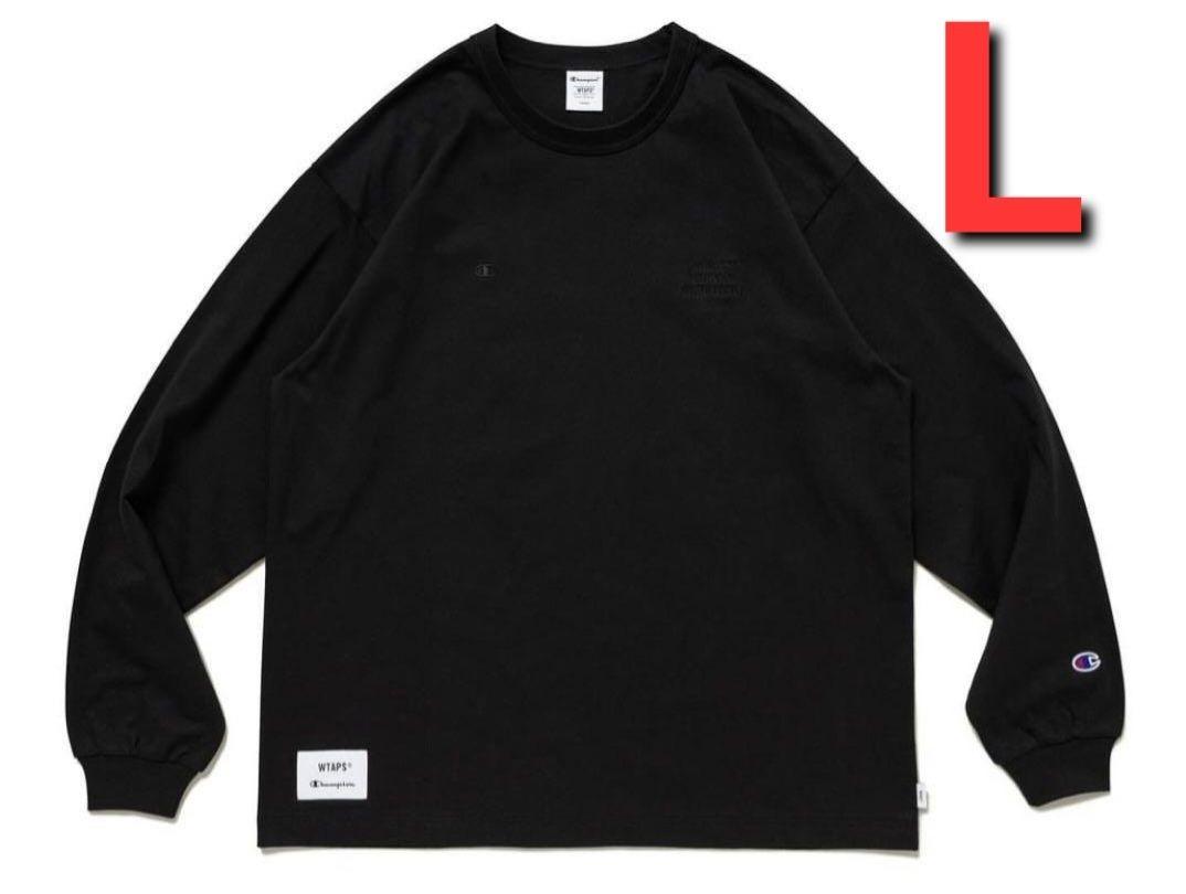 ブラックWtaps x Champion Academy L/S T-Shirts