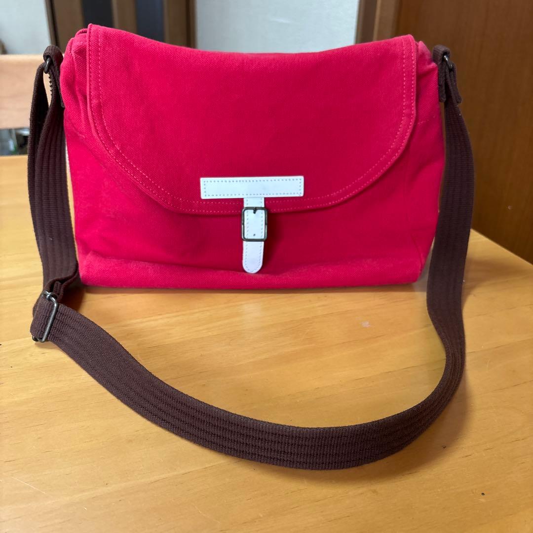 中川政七商店 BAGWORKS 赤 ショルダーバッグM