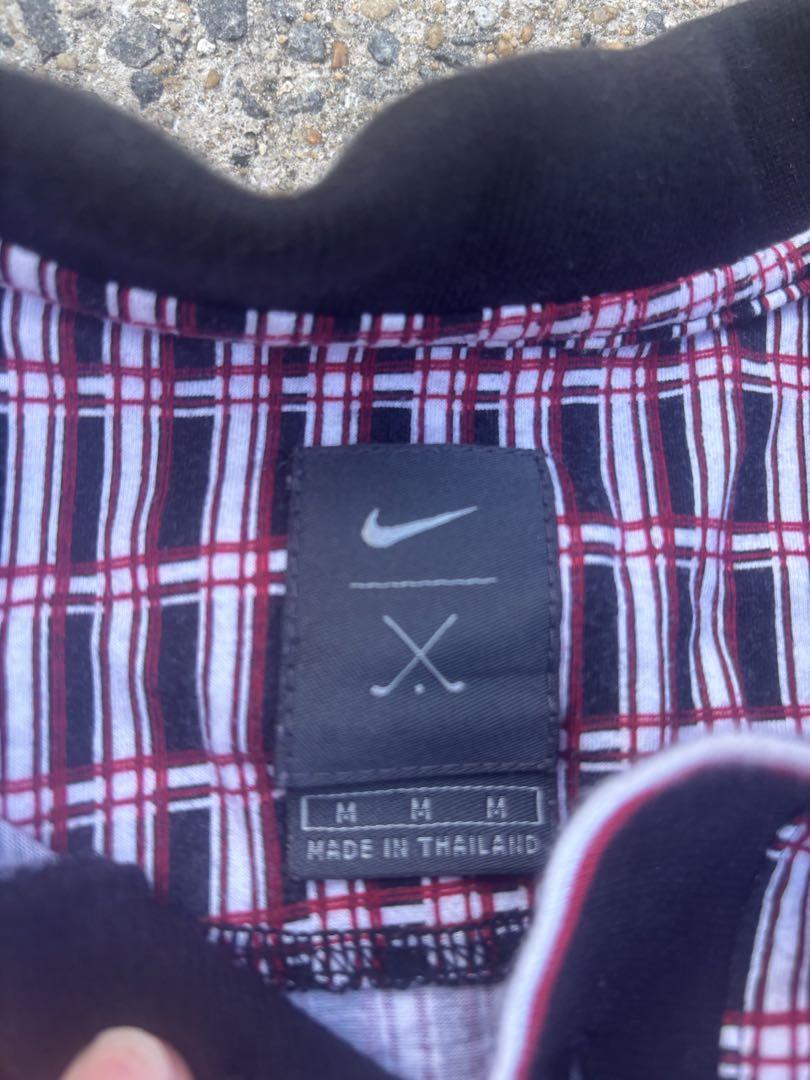 00S Nike チェック柄ポロシャツ