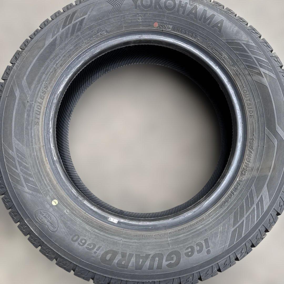 ①M＆K 195/65R15 ヨコハマice GUARD ig60 338