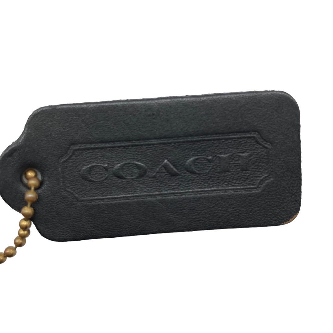 良品◎COACH オールドコーチ クラッチバッグ グラブタンレザー 黒 9972