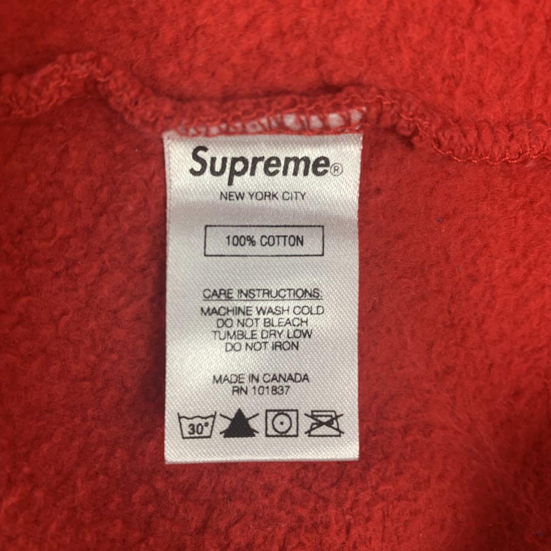 トップス SupremeSLogoColorblockedHoodedSweatshirt