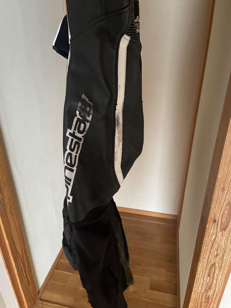 1*5様 alpinestars ブラック革ツナギ ダメージあり