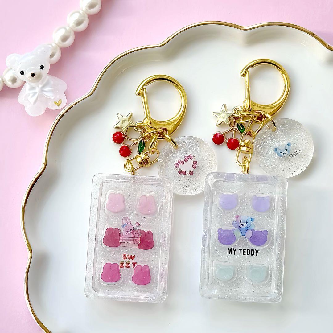 くまちゃん グミもち シェイカーキーホルダー シャカシャカ