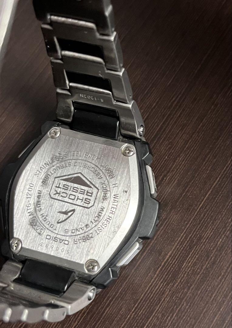 CASIO G-SHOCK MTG-1200-1AJF 電波ソーラー