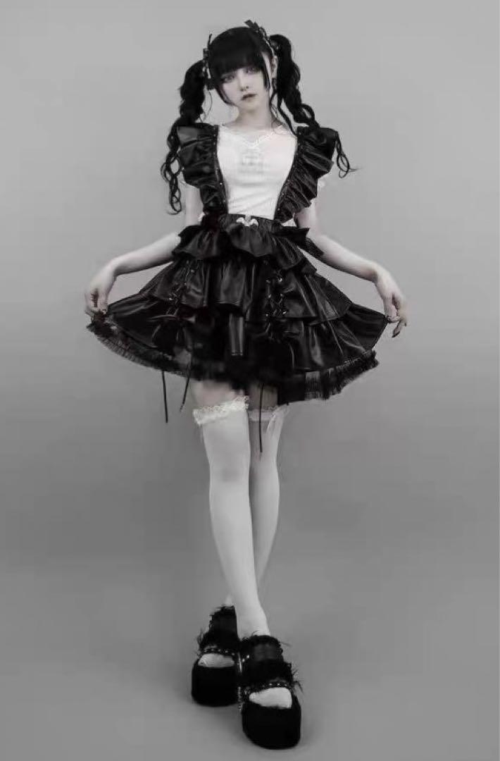 Dim Moire ディムモアール スタッズメイドスカート M