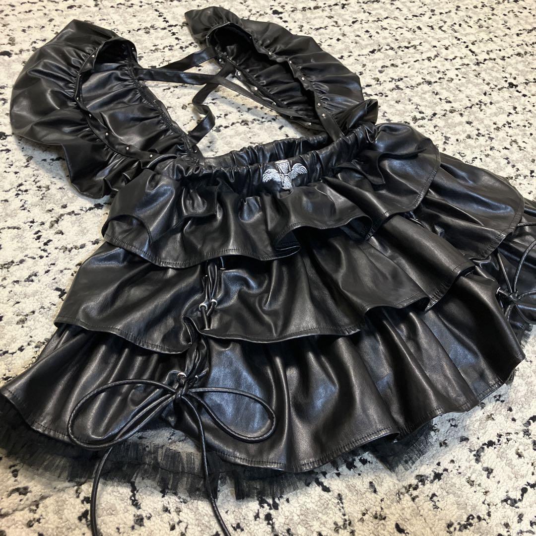 Dim Moire ディムモアール スタッズメイドスカート M