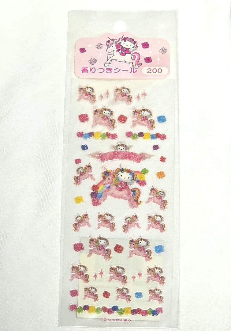 香り付き シール HELLO KITTY ハローキティ ペガサス ユニコーン