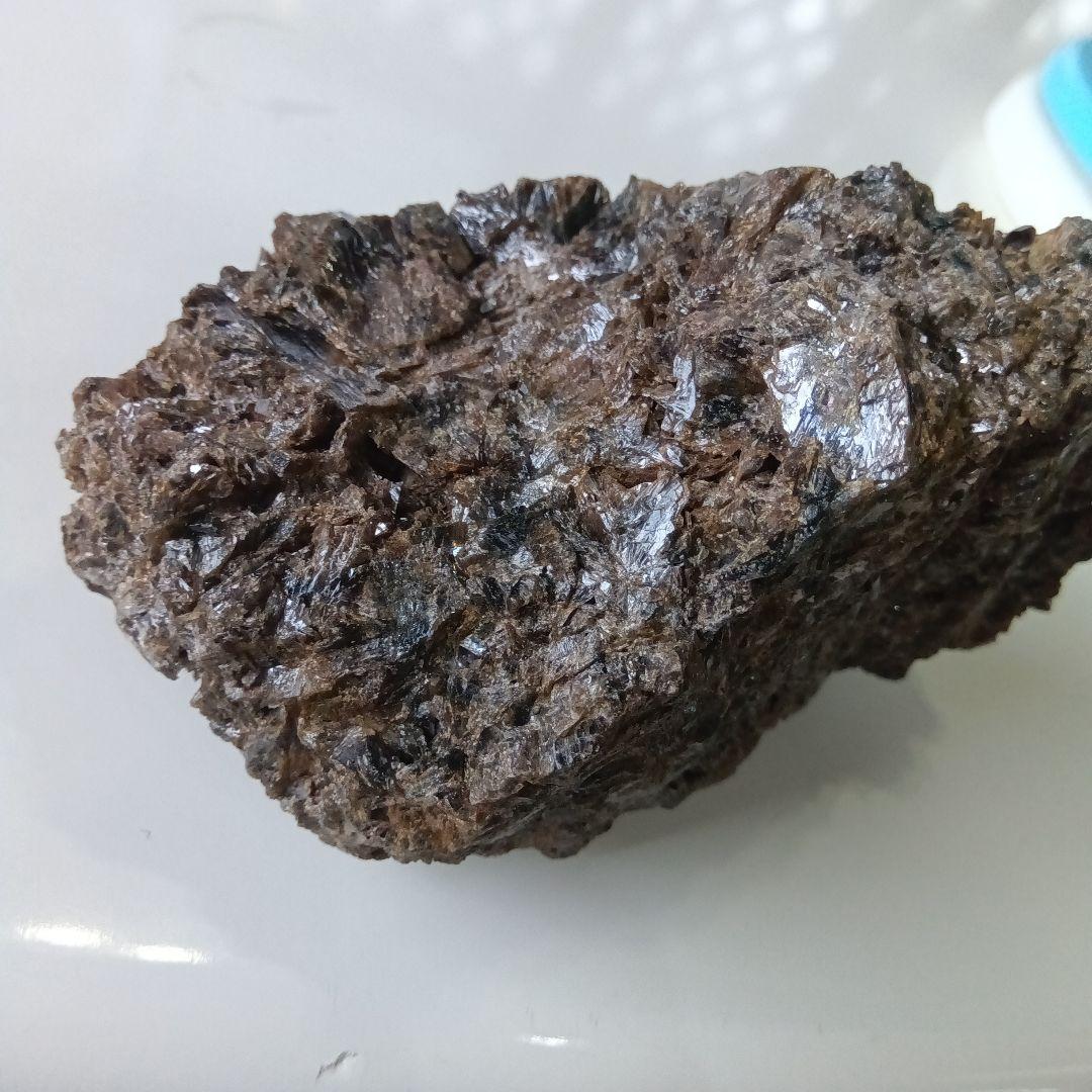 6 国産鉱物標本　鉄斧石　大分県尾平鉱山