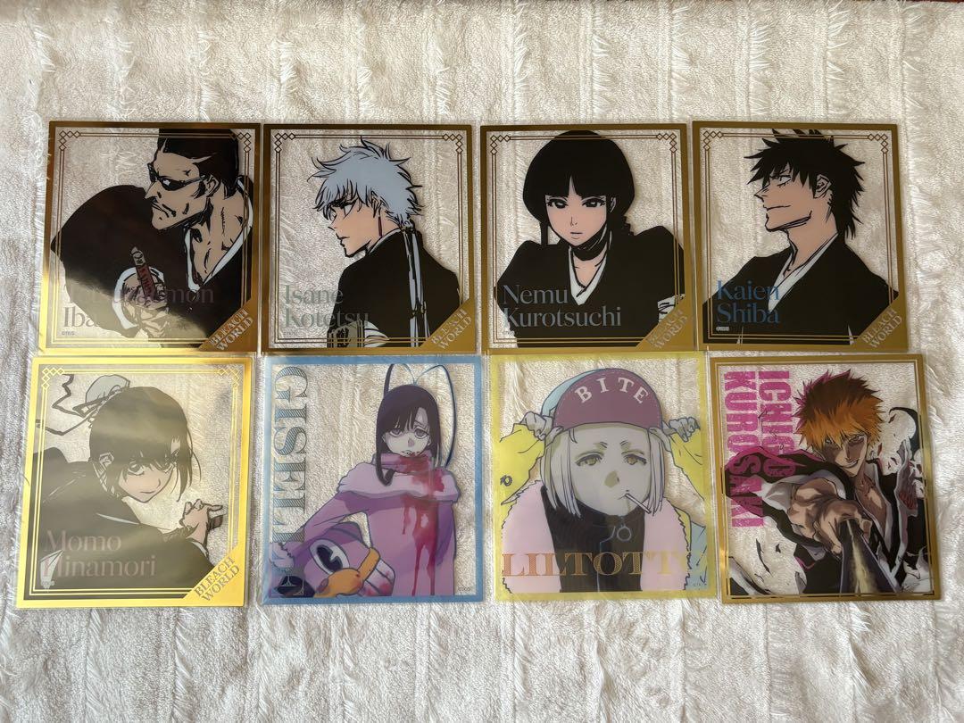 BLEACH WORLD クリアミニ色紙コレクション　まとめ売り