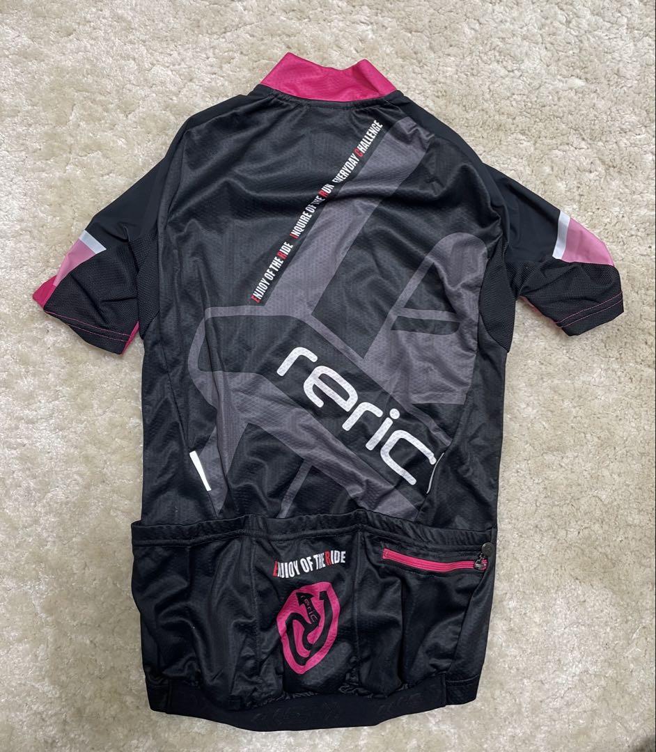 新品未使用品】reric レディース サイクルジャージ 黒・ピンク