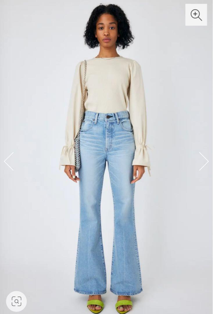 【未使用品】MOUSSY MVS L.BLU フレア　23
