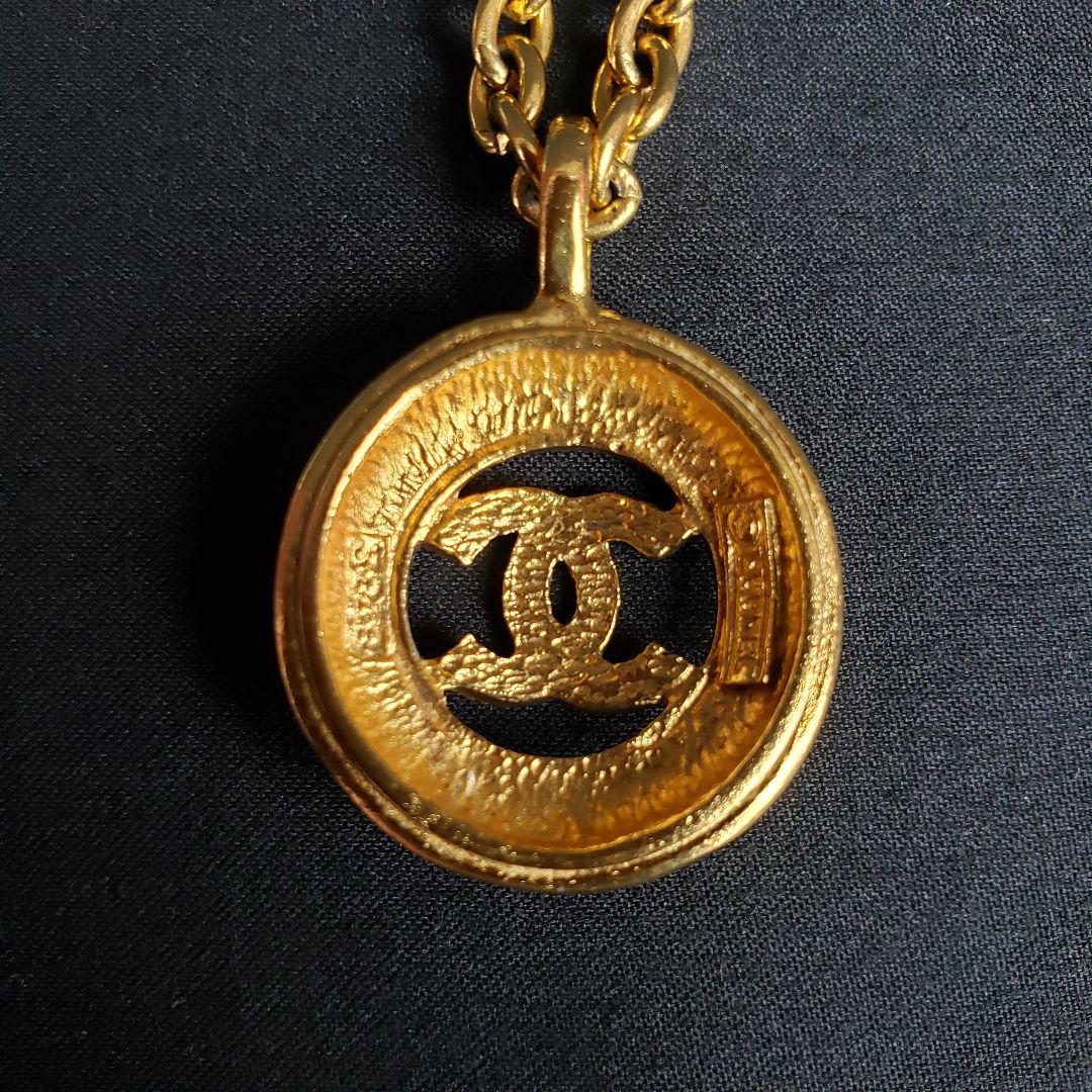 シャネル CHANEL ココマーク ラウンド ネックレス ゴールド アクセサリー 画像3