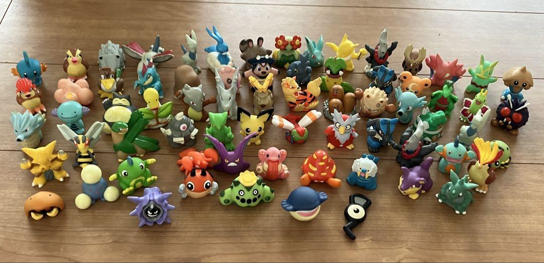 ポケモン　ソフビ　指人形　フィギュア　70体