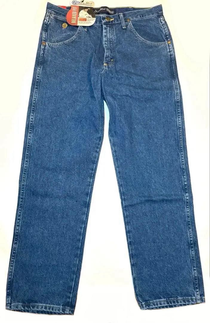 ラングラー メンズ George Strait カウボーイカット オリジナルフィットジーンズ US サイズ: 34 x 35 カラー: ブルー ラングラー メンズ George Strait カウボーイカット オリジナル