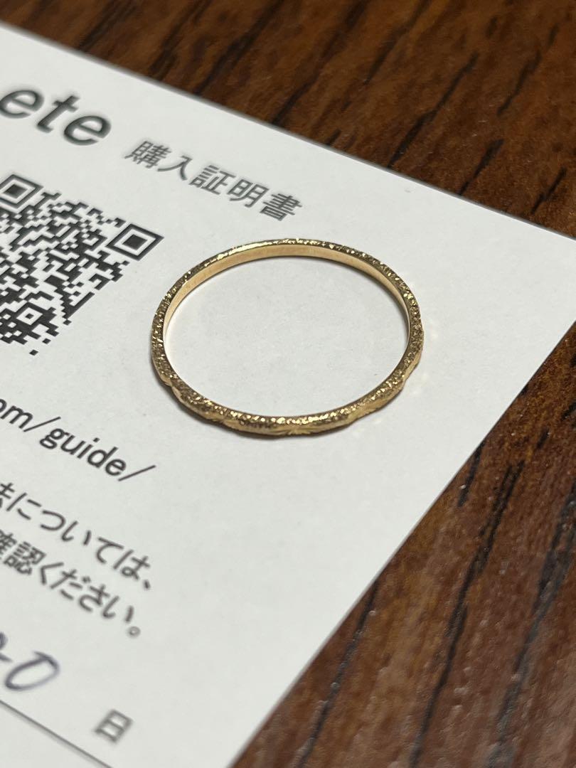 【感謝価格】 eve K10YG クレール リング アクセサリー