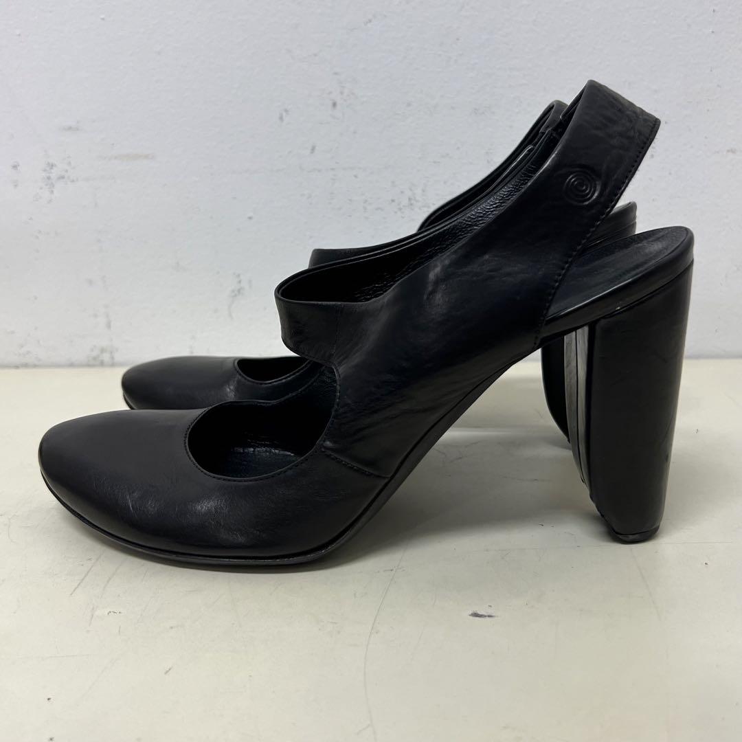 美品 MARSÈLL マルセル レザー ハイヒール パンプス 黒 38 24cm 靴 美品 MARSÈLL マルセル レザー ハイヒール パンプス 黒 38 24cm 靴